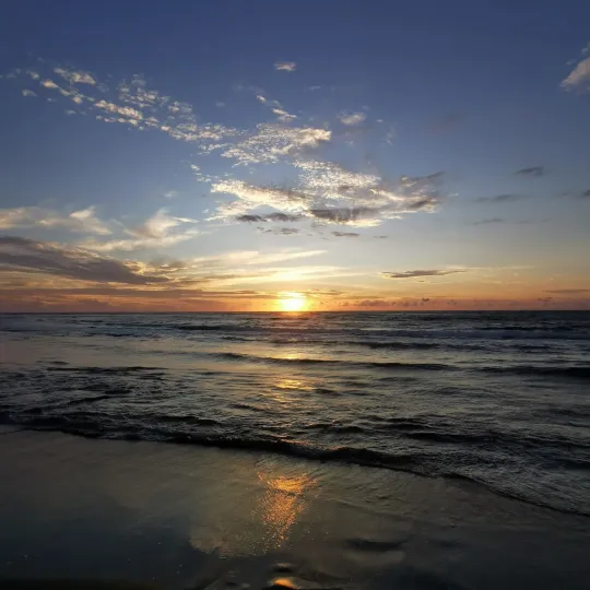Coucher de soleil à La Réunion